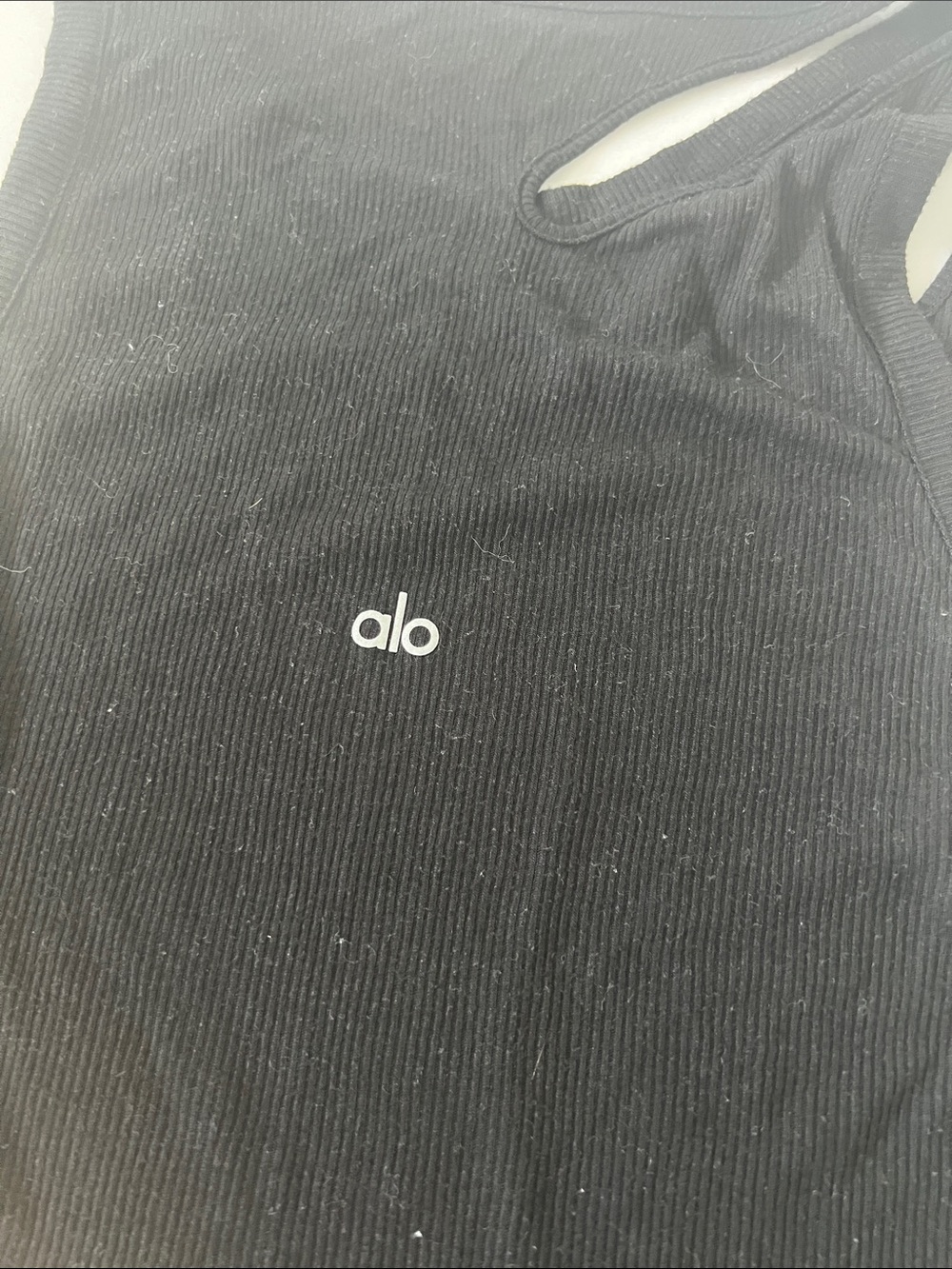 Alo Black Ribbed Lululemon Beige Crewneck Tee Bundle - Picture 4 of 8